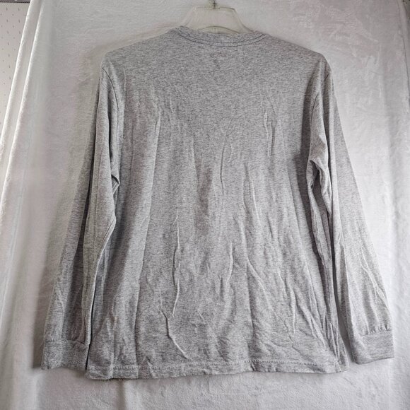 Holiday Time Women's OH DEER Shirt Gray Long Sleeve Reindeer Size L Pullover - Picture 2 of 11